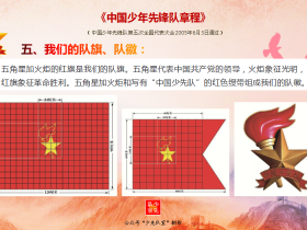 一起学《队章》|五、我们的队旗、队徽